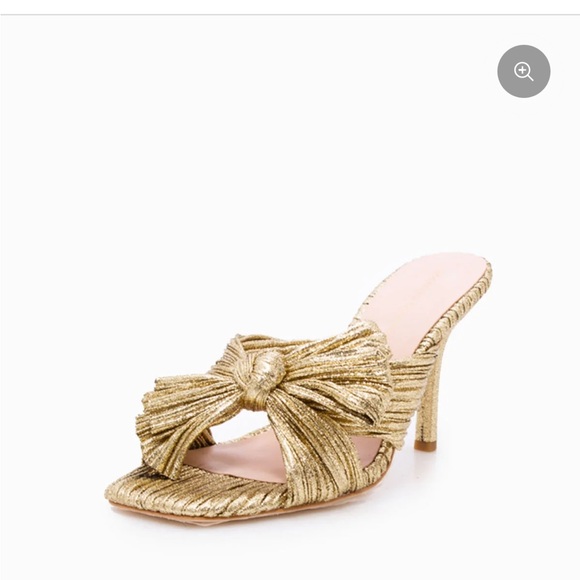 Claudia pleated bow mule loeffler Randall 7 - Picture 1 of 5